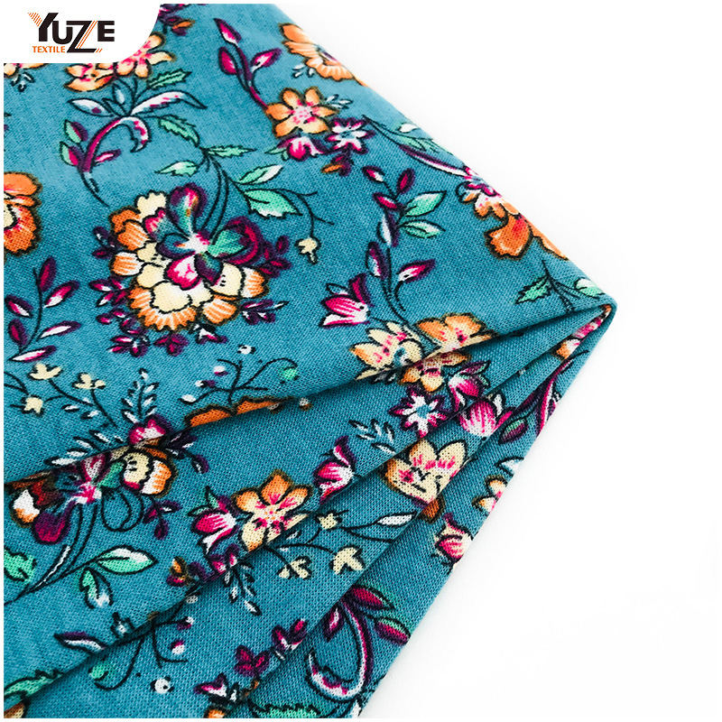 YZS18-290 POLY SPUN SPANDEX PRINT