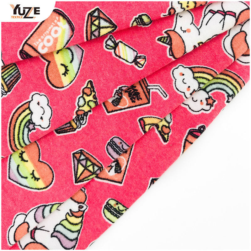 YZS20-726-8 POLY SPUN SPANDEX PRINT