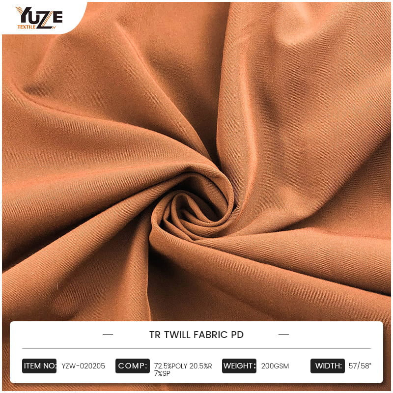 YZW-020205 TR TWILL FABRIC PD