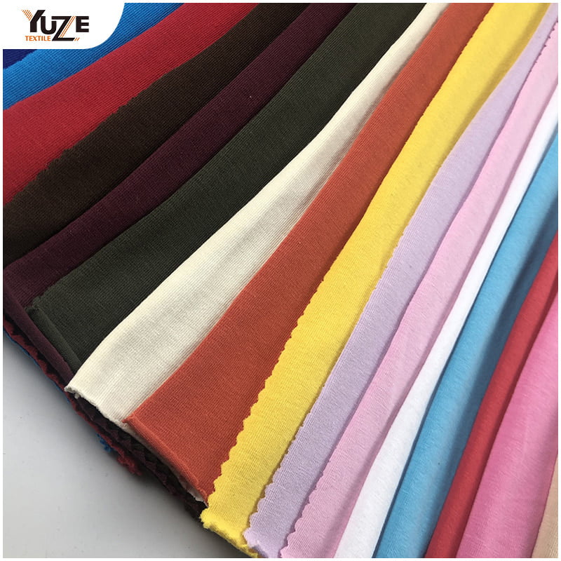 YZK-080028 30S COTTON SPANDEX ENZYME