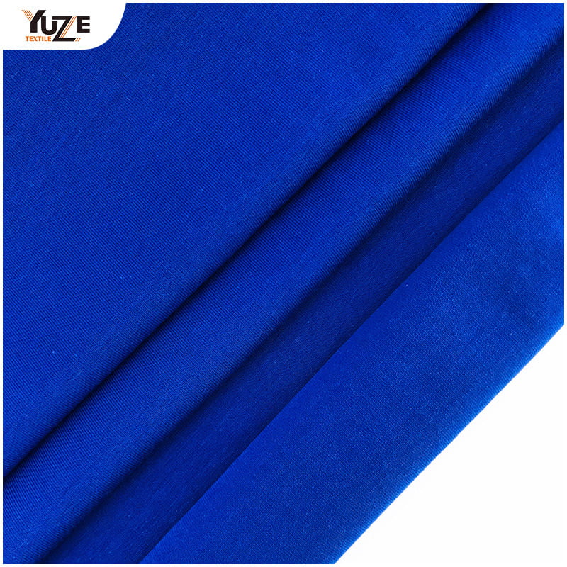 YZK-080029-1 40S CTN SPAN JERSEY WITHENZYME WASHCOOL TOUCH