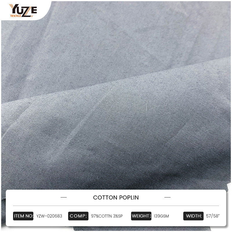 New Cotton Poplin Woven Fabric: A Blend of Comfort and Durability