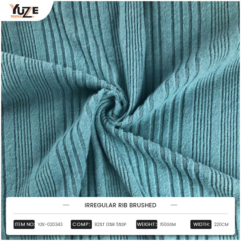 YZK-020343 IRREGULAR RIB BRUSHED