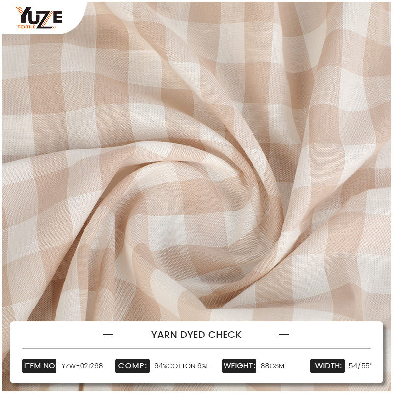 YZW-021268 YARN DYED CHECK